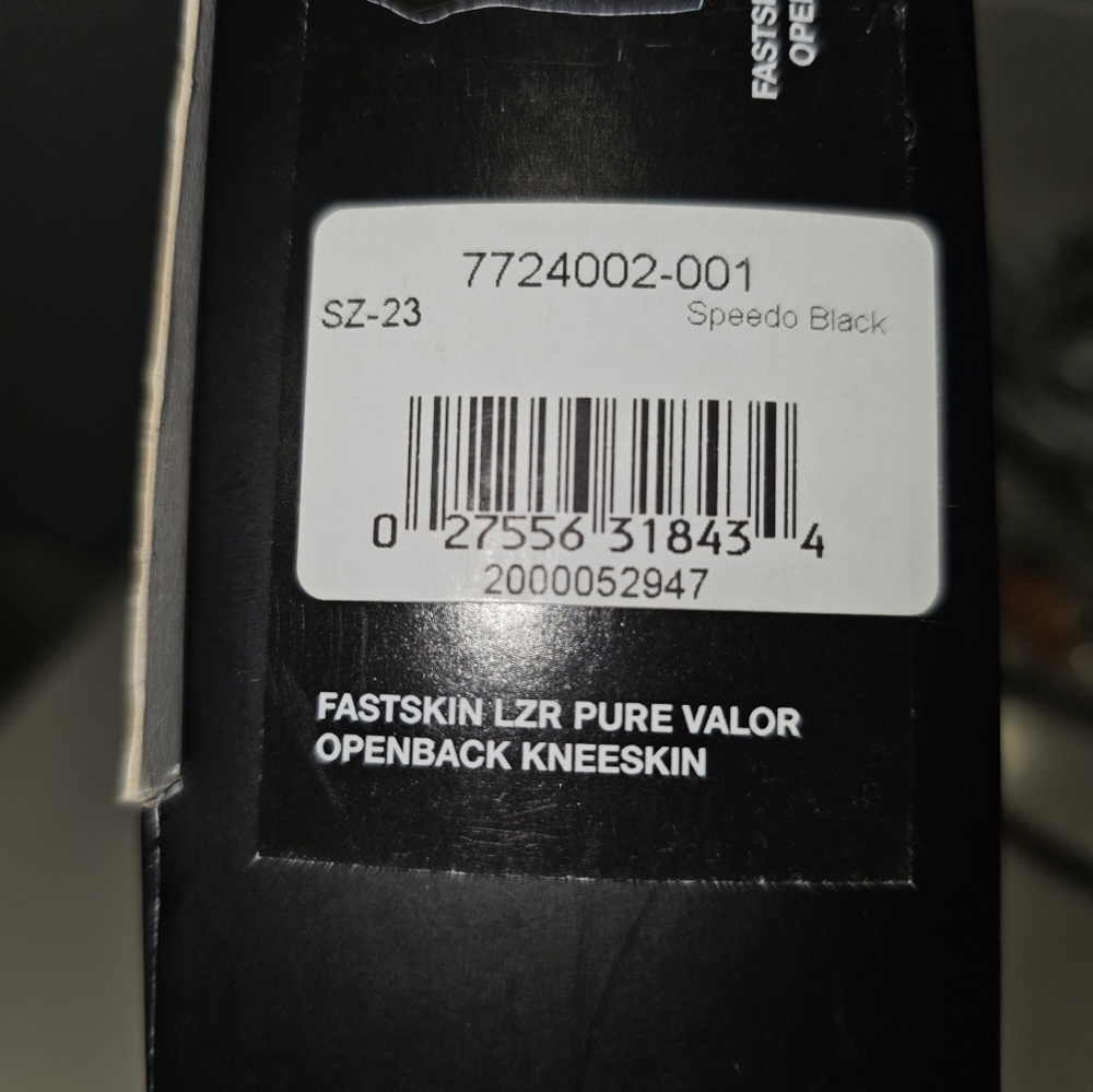 Speedo Women's Size 23 Fastskin LZR Pure Valor Black Tech Suit - Picture 10 of 10